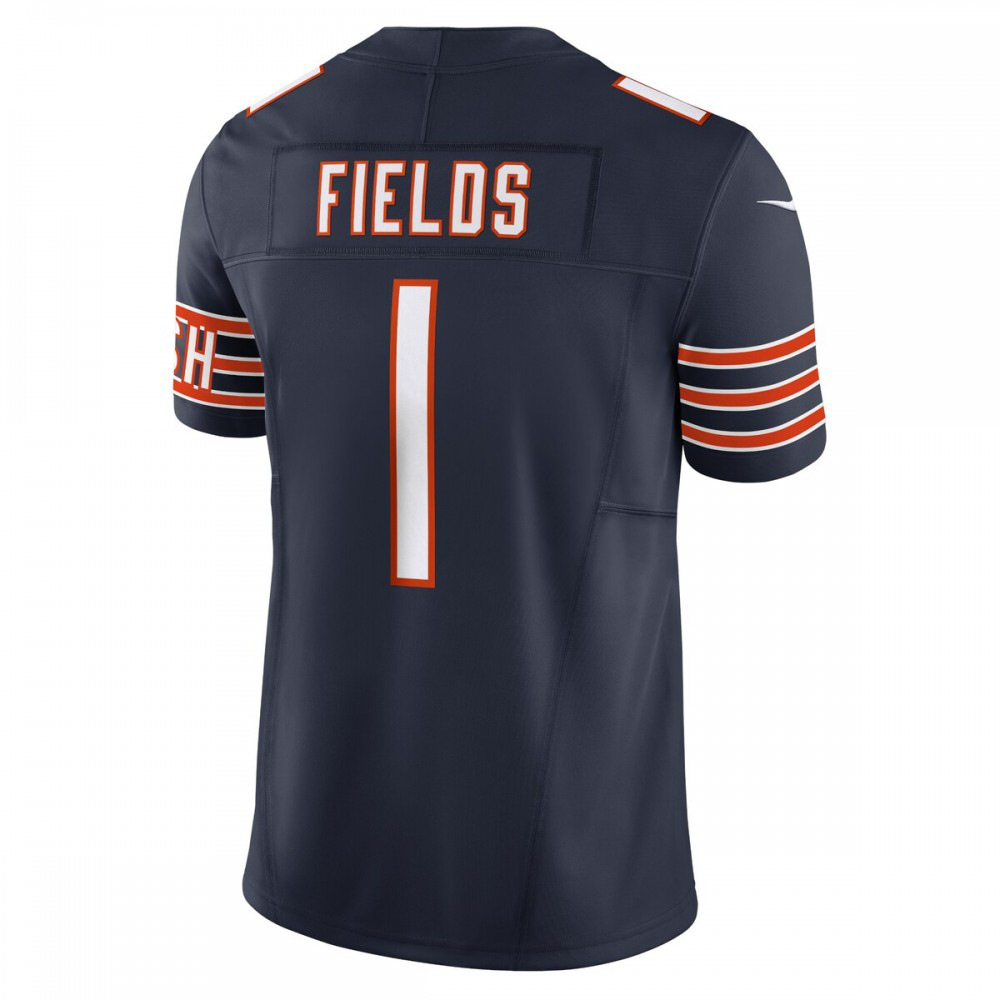 Justin Fields Chicago Bears Nike Vapor F.U.S.E. Limited Jersey - Navy-GridironStore
